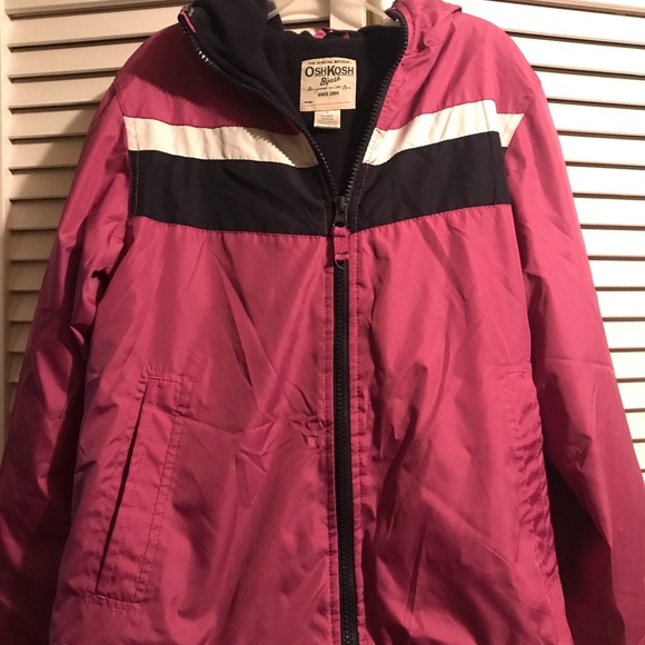 Girls fleece lined wind breaker - Picture 1 of 4